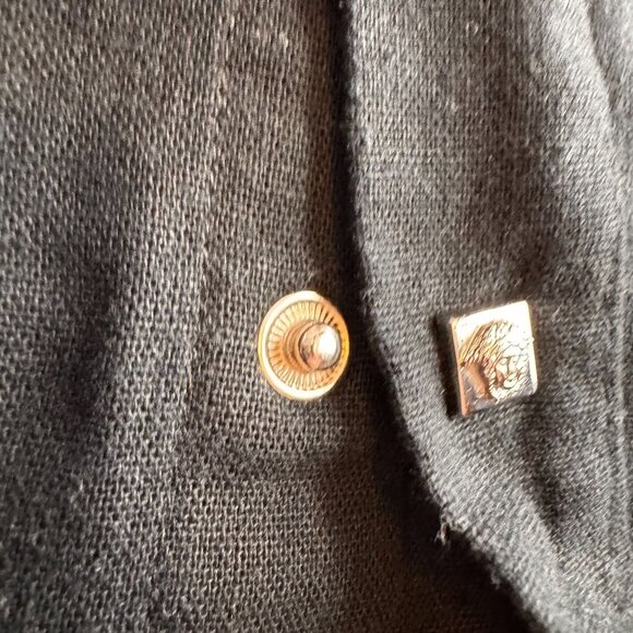 Versace Jeans Couture Western Dress‎ Shirt Mens XL Black Snap Button Up - Picture 7 of 8